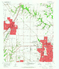 Garland 1959 topographic map thumbnail