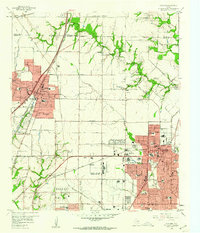 Garland 1959 topographic map thumbnail