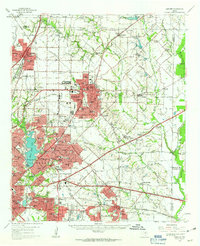 Garland 1959 topographic map thumbnail