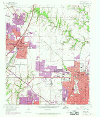 Garland 1959 topographic map thumbnail