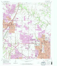 Garland 1959 topographic map thumbnail