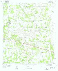 Garner 1959 topographic map preview