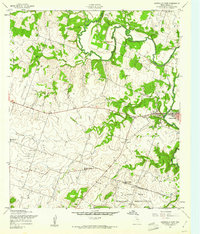 Gatesville West 1957 topographic map thumbnail