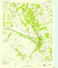 Gholson 1957 topographic map preview
