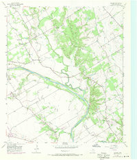 Gholson 1957 topographic map thumbnail