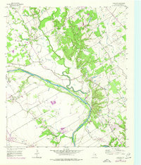 Gholson 1957 topographic map preview