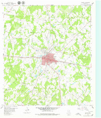 Giddings 1958 topographic map preview