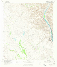 Gillis Ranch 1972 topographic map thumbnail