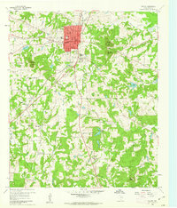 Gilmer 1960 topographic map preview