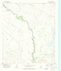 Girvin NW 1972 topographic map thumbnail