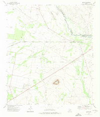 Girvin 1972 topographic map preview