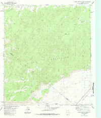 Glass Mountain Ranch 1983 topographic map thumbnail
