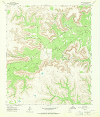 Glass Ranch 1963 topographic map thumbnail