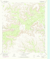 Glass Ranch 1963 topographic map thumbnail