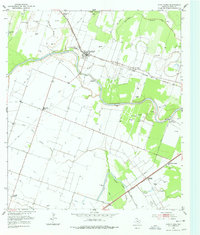 Glen Flora 1953 topographic map thumbnail