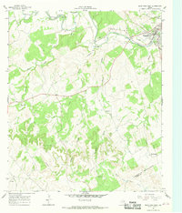Glen Rose West 1966 topographic map thumbnail