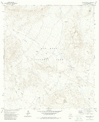 Glenn Spring 1971 topographic map preview
