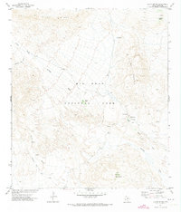 Glenn Spring 1971 topographic map thumbnail