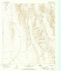 Goat Canyon 1964 topographic map thumbnail