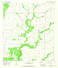 Gobbler Creek 1965 topographic map thumbnail