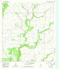 Gobbler Creek 1965 topographic map thumbnail