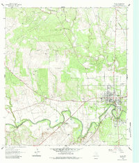 Goliad 1962 topographic map preview
