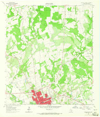 Gonzales North 1962 topographic map thumbnail