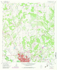 Gonzales North 1962 topographic map thumbnail