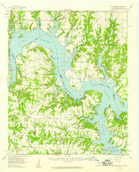 Gordonville 1958 topographic map thumbnail