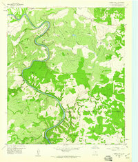 Gorman Falls 1959 topographic map thumbnail