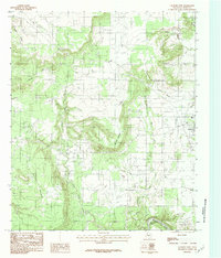 Graford West 1984 topographic map thumbnail