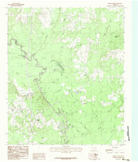 Grand Bluff 1983 topographic map thumbnail