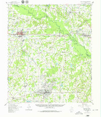 Grand Saline 1959 topographic map thumbnail