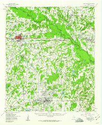 Grand Saline 1959 topographic map thumbnail