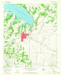 Grapevine 1959 topographic map thumbnail