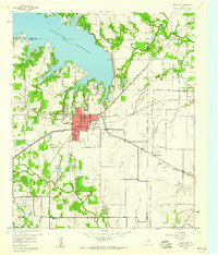 Grapevine 1959 topographic map thumbnail