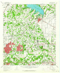 Grapevine 1959 topographic map preview