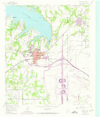 Grapevine 1959 topographic map preview