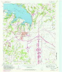 Grapevine 1959 topographic map preview