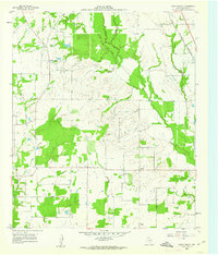 Grays Prairie 1960 topographic map thumbnail