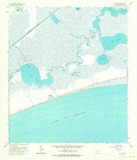 Clam Lake 1961 topographic map thumbnail