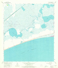 Clam Lake 1961 topographic map thumbnail