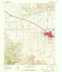 Clarendon 1963 topographic map thumbnail