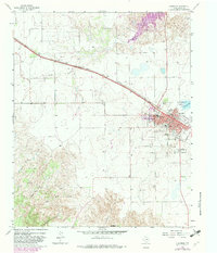 Clarendon 1963 topographic map thumbnail