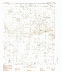 Claude SW 1983 topographic map thumbnail