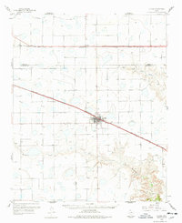 Claude 1960 topographic map thumbnail