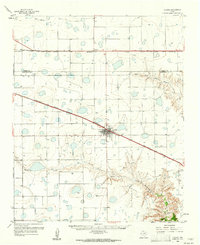 Claude 1960 topographic map thumbnail
