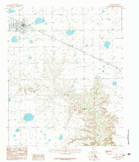 Claude 1983 topographic map thumbnail