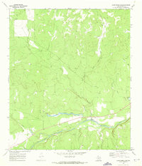Clear Creek Lake 1970 topographic map thumbnail