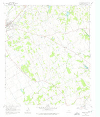 Cleburne East 1960 topographic map thumbnail